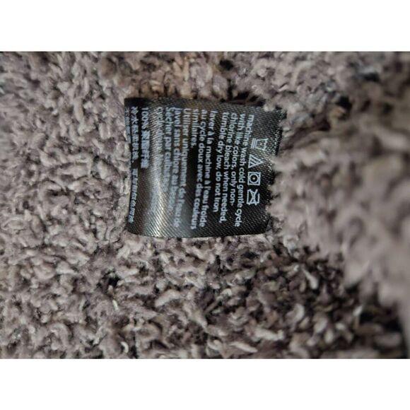 Barefoot Dreams gray long robe. No belt.  Size 1(L). - Picture 6 of 6